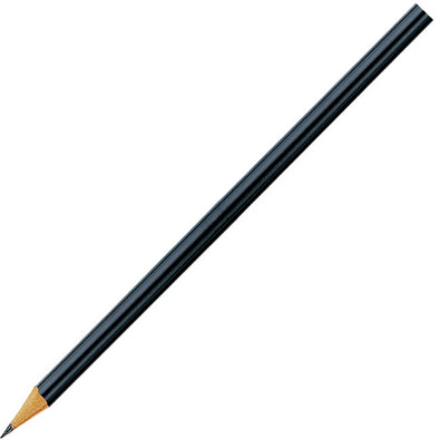 Qualitäts-Bleistift ohne Radiergummi, schwarz