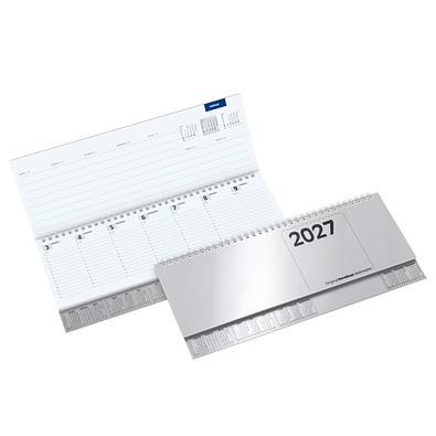 Querkalender Terminax Deskmaster 2027, silber