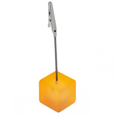 Memohalter Cube, Orange/Frostet Memohalter Cube, Orange/Frostet