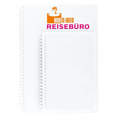 Geiger-Notes Notizbuch Bizz-Book, DIN A4, kariert, weiß