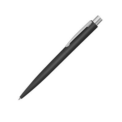 uma® Metall-Druckkugelschreiber Lumos Gum, blaue Mine, schwarz