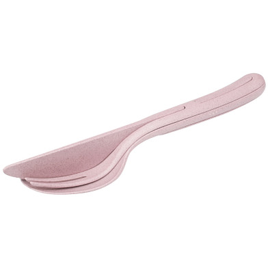 koziol Besteck-Set Klikk 3-teilig, pink koziol Besteck-Set Klikk 3-teilig, pink