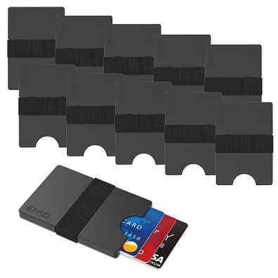 Werbe-Sparset Mini-Portemonnaie iWallet Compact, 60-tlg., inkl. Druck, schwarz Werbe-Sparset Mini-Portemonnaie iWallet Compact, 60-tlg., inkl. Druck, schwarz