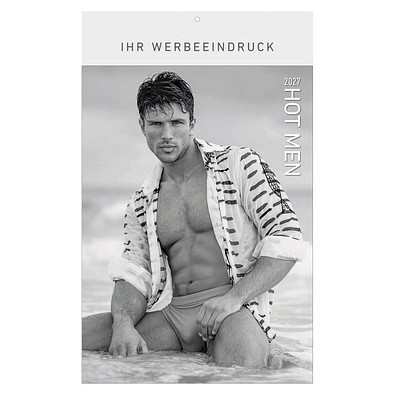 Bildkalender Hot Men 2027, Schwarz/Weiß