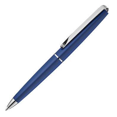 uma® Metall-Drehkugelschreiber Eternity, blaue Mine, blau
