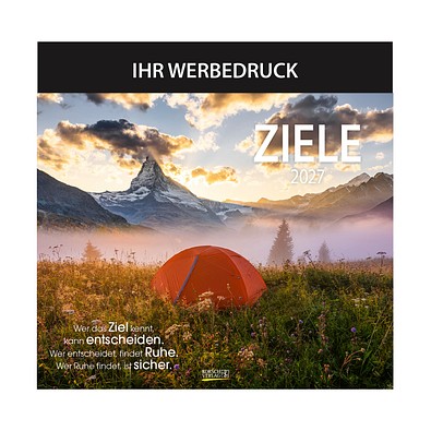 Bild-Wandkalender Ziele 2027