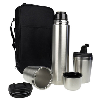 Edelstahl Thermo-Geschenkset in Tasche