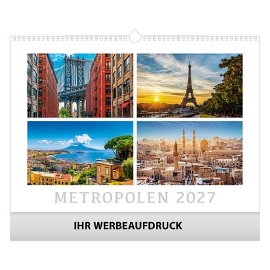 Bildwandkalender Metropolen 2027