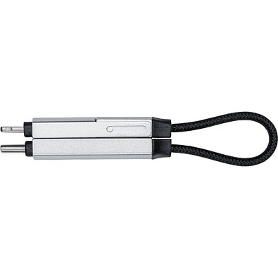 CONNECT Kabel 100W silbern, silber