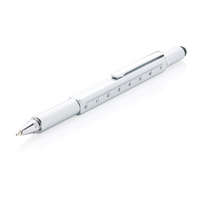 XD COLLECTION Tool-Stift 5-in-1, blaue Mine, grau