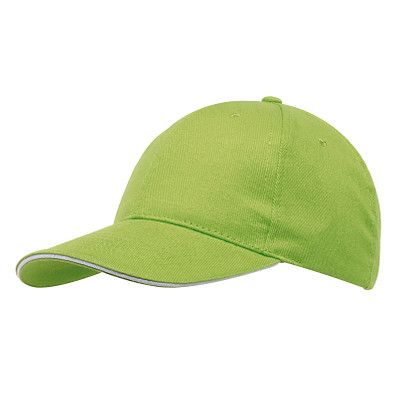 6-Panel-Sandwich-Cap LIBERTY,hellgrün