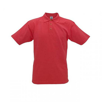 JAMES & NICHOLSON Unisex Poloshirt, rot, XXL