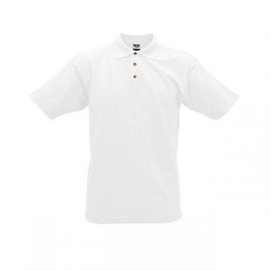 JAMES & NICHOLSON Unisex Poloshirt, weiß, XXXL