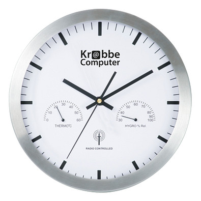 Funk-Wanduhr Chronos, ø 30 cm, weiß