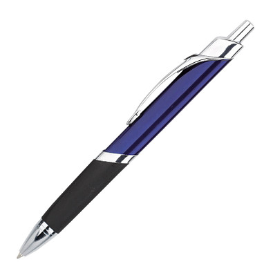 LANCE® Metall-Kugelschreiber Triangle, blaue Mine, blau