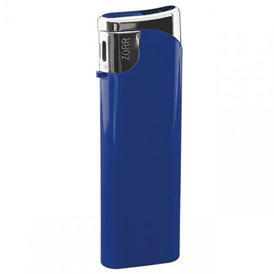 Piezo-Gasfeuerzeug Slim, blau