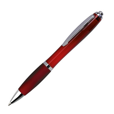 LANCE® Kugelschreiber Rio, blaue Mine, bordeaux-transparent