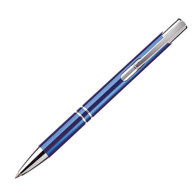 Metall-Kugelschreiber Vermont, blaue Mine, blau