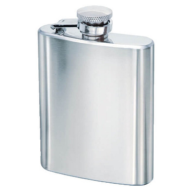 Flachmann, 90 ml, silber
