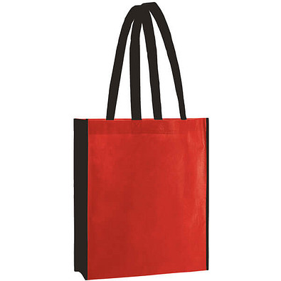 Vliestasche Big Shopper, rot/schwarz