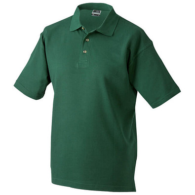JAMES & NICHOLSON Unisex Poloshirt, dunkelgrün, XXXL