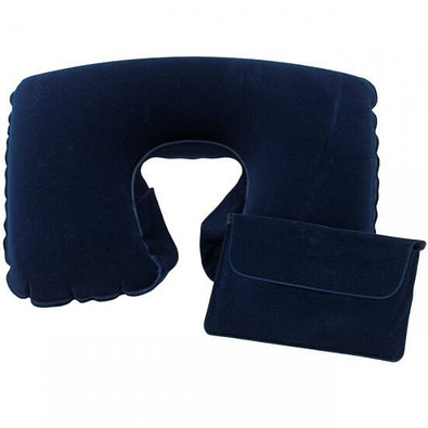 Aufblasbare Nackenstütze, Dunkelblau