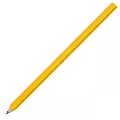 Zimmermannsbleistift, 25cm, gelb