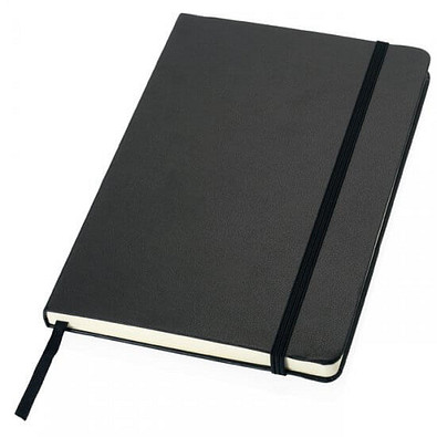 Notizbuch Animo, DIN A5, liniert, schwarz