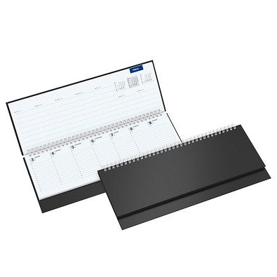 Querkalender Alpha 2027, schwarz