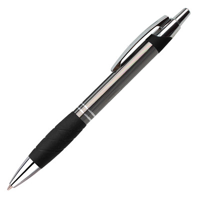 PENKO® Metall-Kugelschreiber Evergreen, blaue Mine, titan