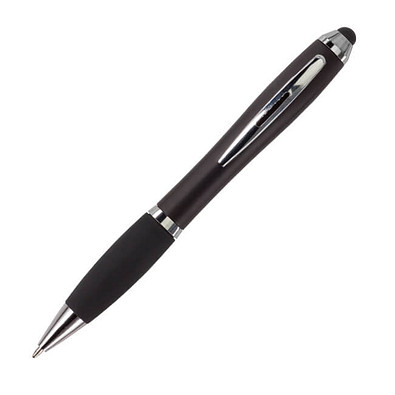 Touch-Pen Kugelschreiber Kuba, blaue Mine, schwarz
