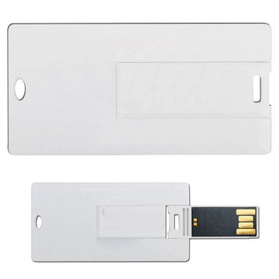USB-Stick Mini-Card, 4 GB, weiß