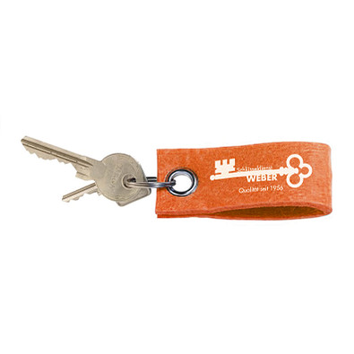 Filz-Schlüsselanhänger, orange