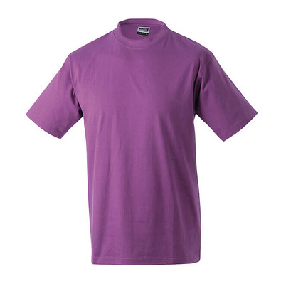 JAMES & NICHOLSON Herren T-Shirt, lila, M