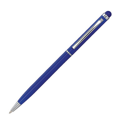 Touch-Metall-Kugelschreiber, schwarze Mine, blau Touch-Metall-Kugelschreiber, schwarze Mine, blau