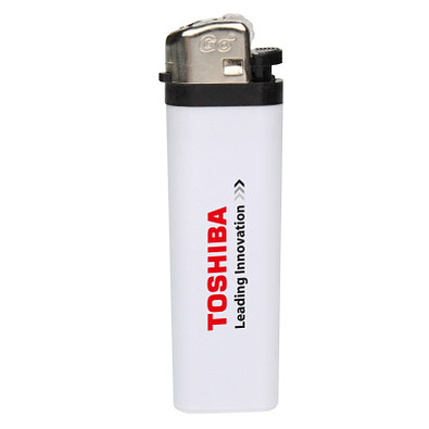 Feuerzeug Burn, weiß