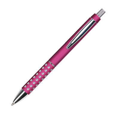 Kugelschreiber Hollywood, blaue Mine, pink