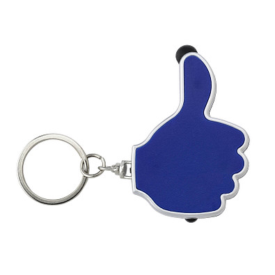 Schlüsselanhänger Like, Blau