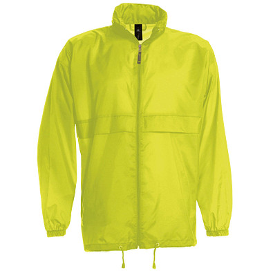 B&C Collection Unisex Windbreaker Jacke, gelb, S