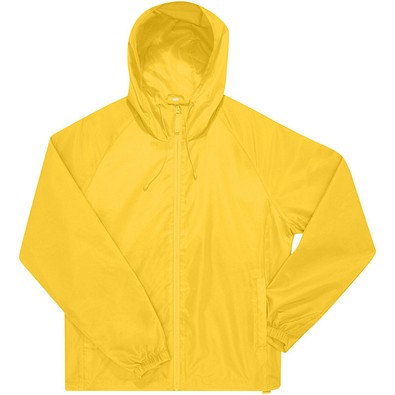 B&C Collection Unisex Windbreaker Jacke, gelb, S