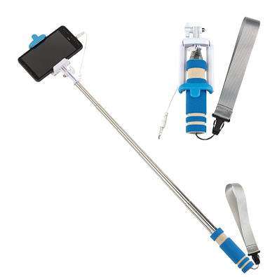 Teleskop-Kamerahalter mit Auslöser Colour, Blau Teleskop-Kamerahalter mit Auslöser Colour, Blau