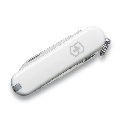 VICTORINOX Taschenmesser Rally, 9 Funktionen, weiß