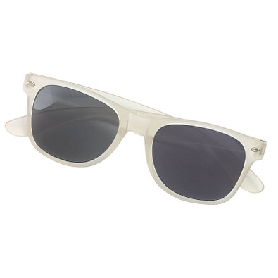 Sonnenbrille Sunshine, gefrostet, weiß
