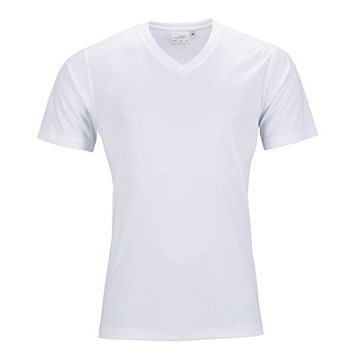 JAMES & NICHOLSON Damen Funktions T-Shirt Active, weiß, XS