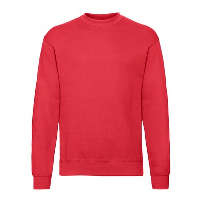 FRUIT OF THE LOOM® Unisex Sweatshirt Set-In, rot, L