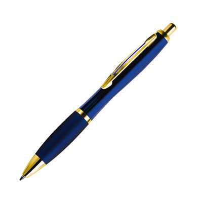 LANCE® Metall-Kugelschreiber Chicago, blaue Mine, gold,blau