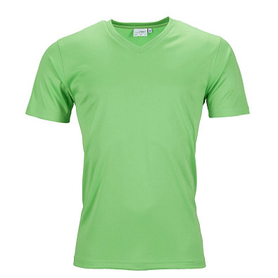 JAMES & NICHOLSON Herren Funktions T-Shirt Active, grün, XXL