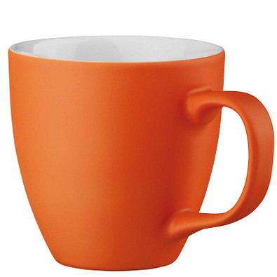 Porzellantasse Lorena, 450 ml, orange