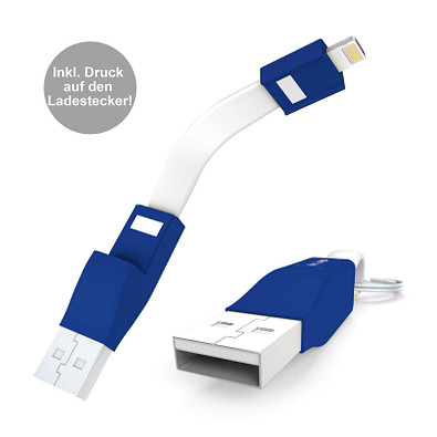 Ladekabel 2in1 ZWEINS® PLUS, Yacht Club (Pantone 286 C)