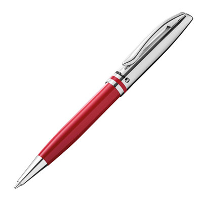 Pelikan Kugelschreiber Jazz Classic, schwarze Mine, silber/rot